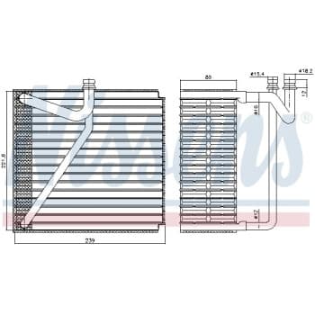 Evaporator, air conditioning
