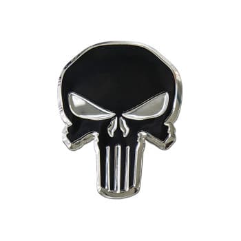 Aluminum Emblem/Logo - Skull - 7.5x5.5cm