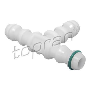 Connecting element, cleaning fluid line