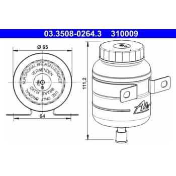 Expansion Tank, brake fluid