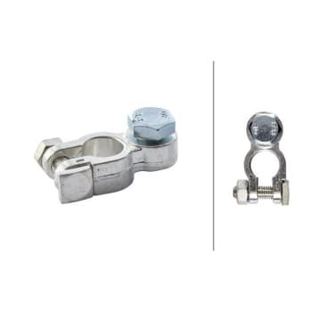 Battery/battery terminal clamp