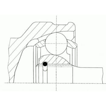 CV joint repair kit, drive shaft 21297 Spidan