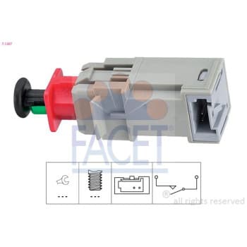 Switch, clutch control (cruise control) Made in Italy - OE Equivalent