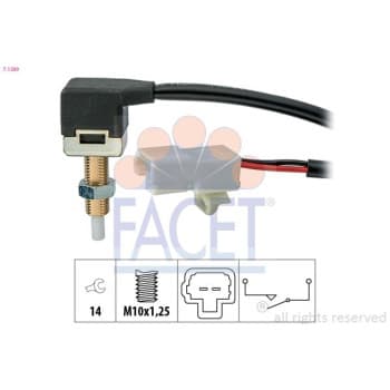 Switch, clutch control (cruise control) Made in Italy - OE Equivalent