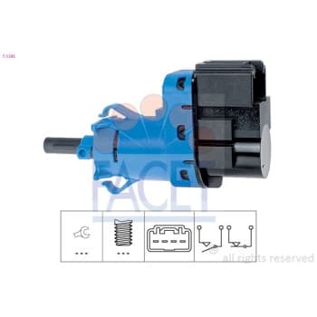 Brake Light Switch Made in Italy - OE Equivalent 7.1245 Facet