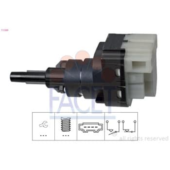 Brake Light Switch Made in Italy - OE Equivalent 7.1229 Facet