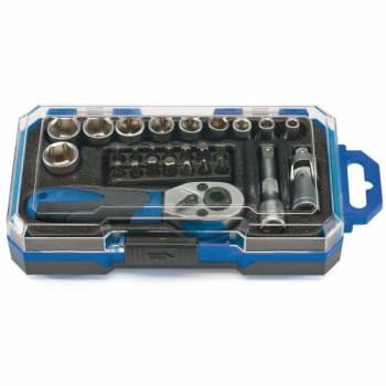 Draper 1/4" Ratchet and socket set 27pcs