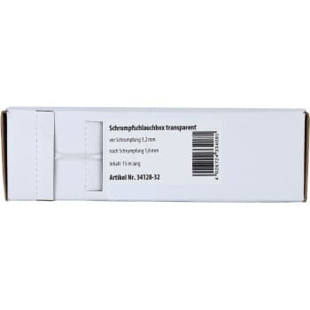 Heat shrink tubing transparent Ø 3.2 mm / Length 15 meters