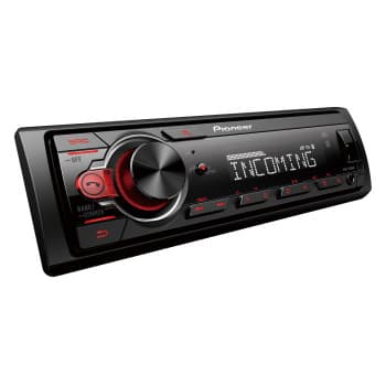 Pioneer MVH-330DAB Receiver 1DIN USB/BT/DAB+ red