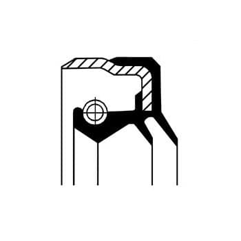 Oil seal, distribution differential