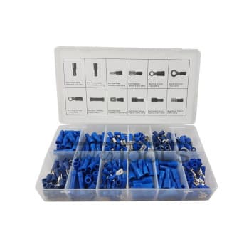 Assortment Cable connectors blue 280 pcs