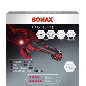 Sonax Polishing disc hard 85mm red