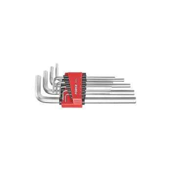 Force long Allen key set 9-piece