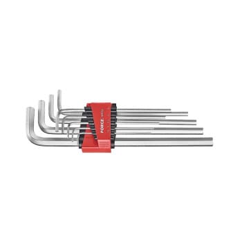 Force extra long Allen key set 9-piece