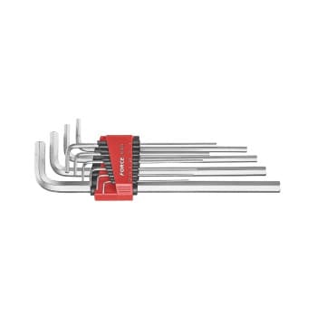 Force extra long Allen key set 10-piece